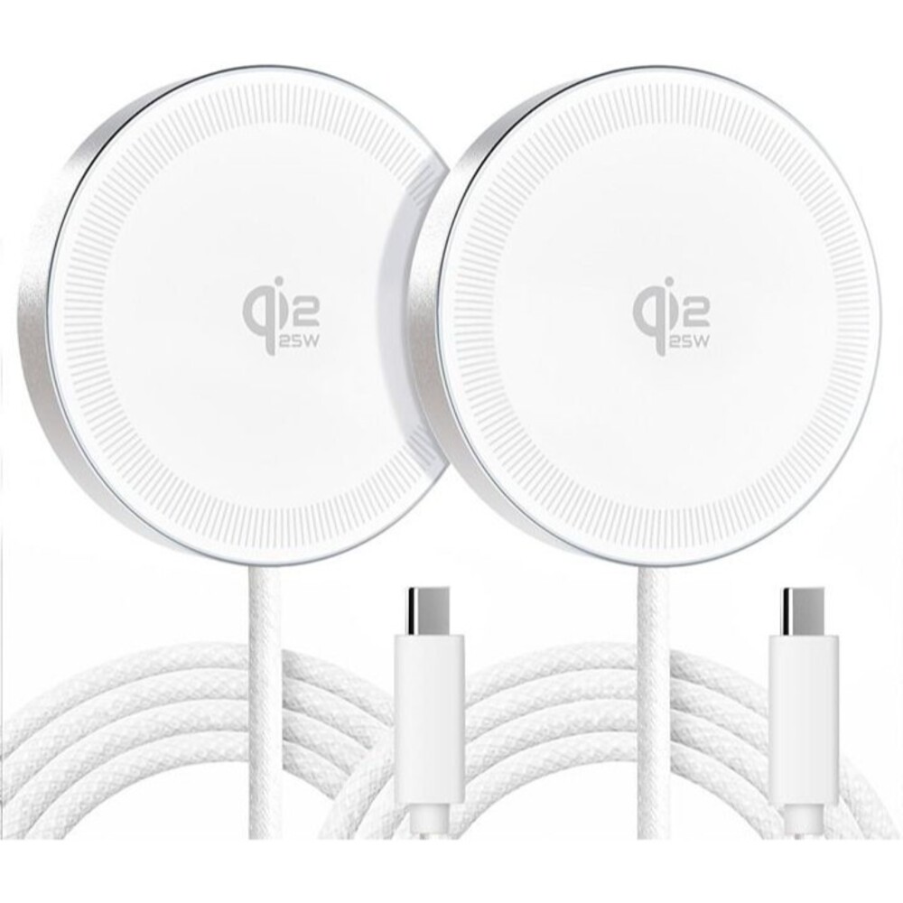 25W Qi2.2 Magnetic Wireless Charger: Qi Flat Charging Pad